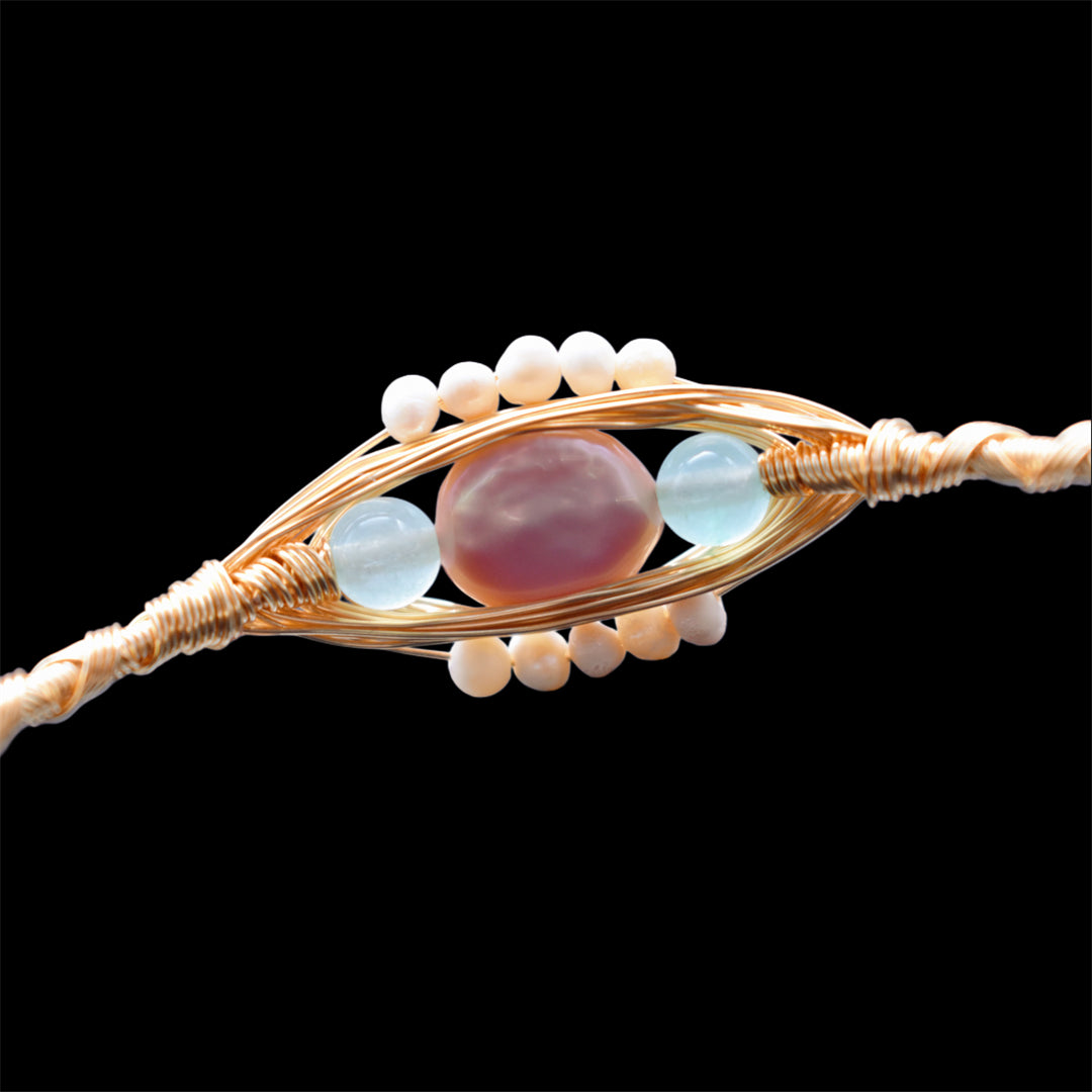 Baroque Pearl Bangle - Blythe - Akuna Pearls