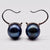 Freshwater Pearl Black Pearl Hoop Earrings - Quinn - Akuna Pearls