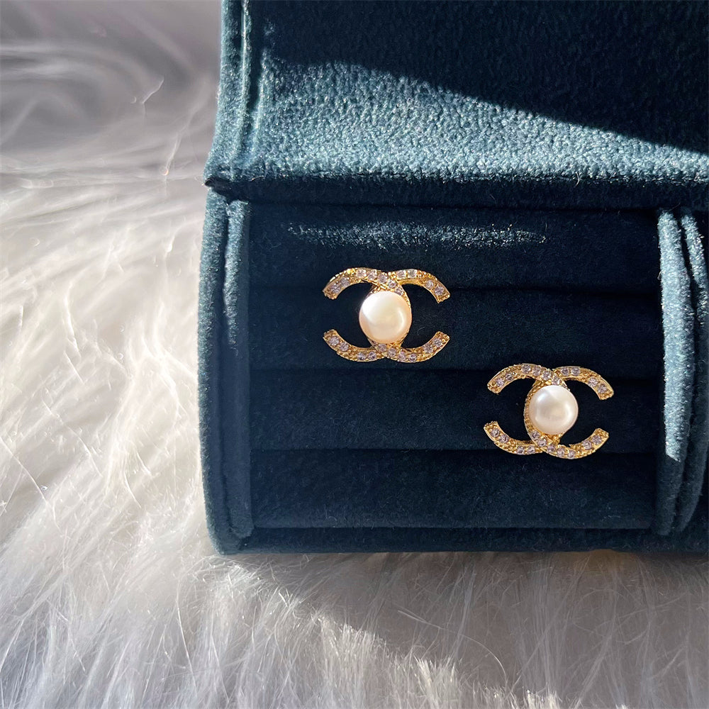 Chanel cubic zirconia earrings deals