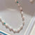 Freshwater Pearl & Glass Bead Necklace - Harper - Akuna Pearls
