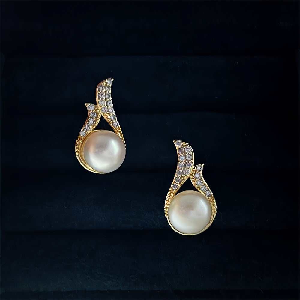 Freshwater Pearl Necklace, Earrings and Ring Gift Set - Idalia - Akuna Pearls