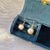 Freshwater Pearl Gold Wiring Dangle Hook Earrings - Samantha - Akuna Pearls
