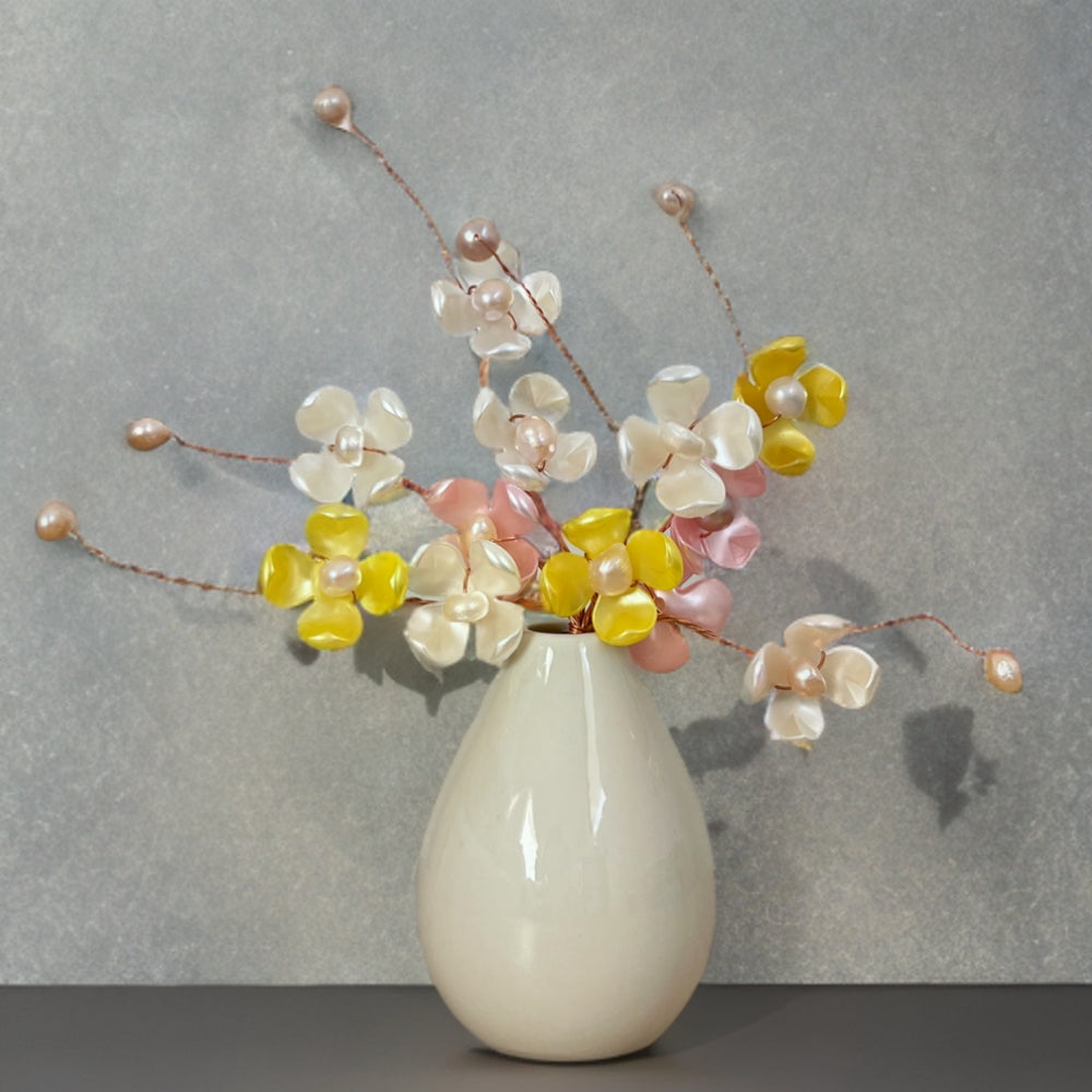 Handmade Freshwater Pearl Flowers Gift Set - Misaki Mini - Akuna Pearls