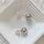 Shell Pearl Front & Back Double Pearl Earrings - Dua - Akuna Pearls