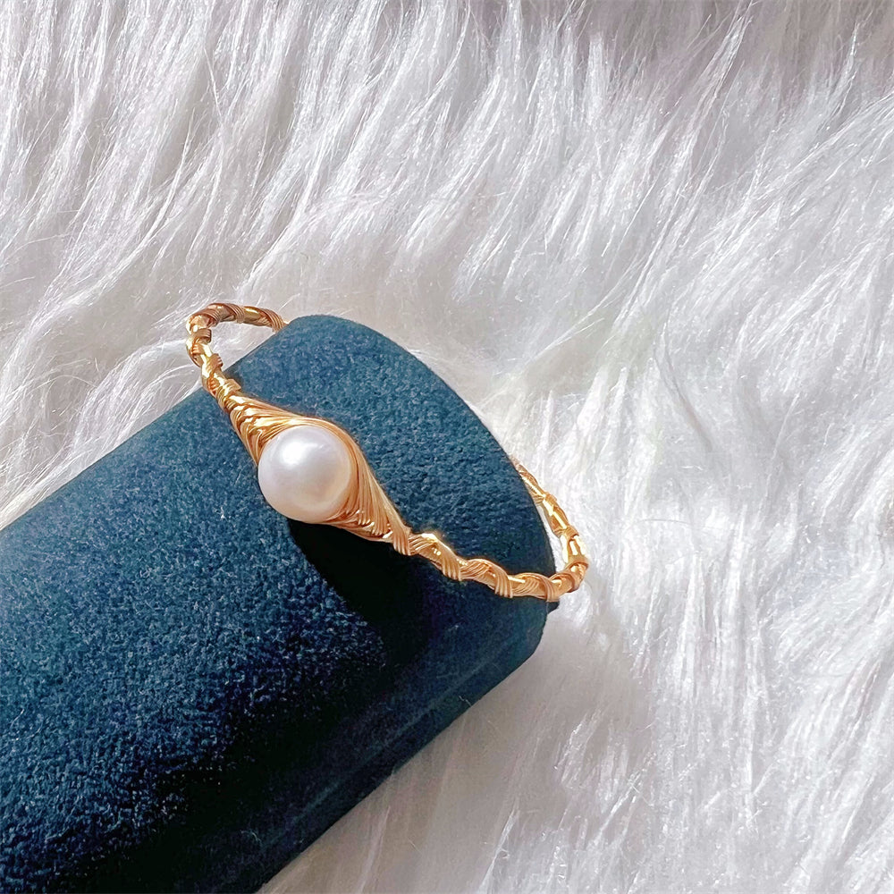 Freshwater Pearl Bangle - Samantha - Akuna Pearls