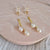 Freshwater Pearl Jacket Earrings - Kassia - Akuna Pearls