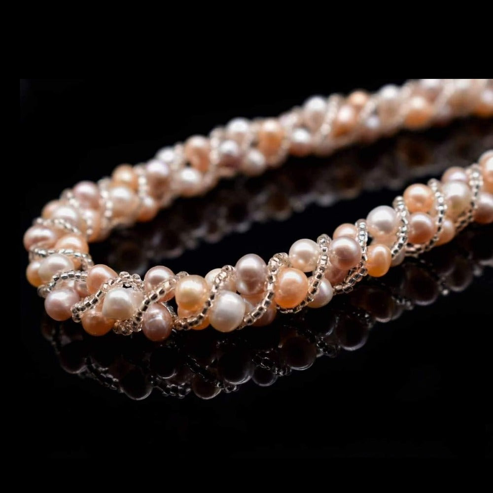 Freshwater Pearl Magnetic Choker Necklace - Jose - Akuna Pearls