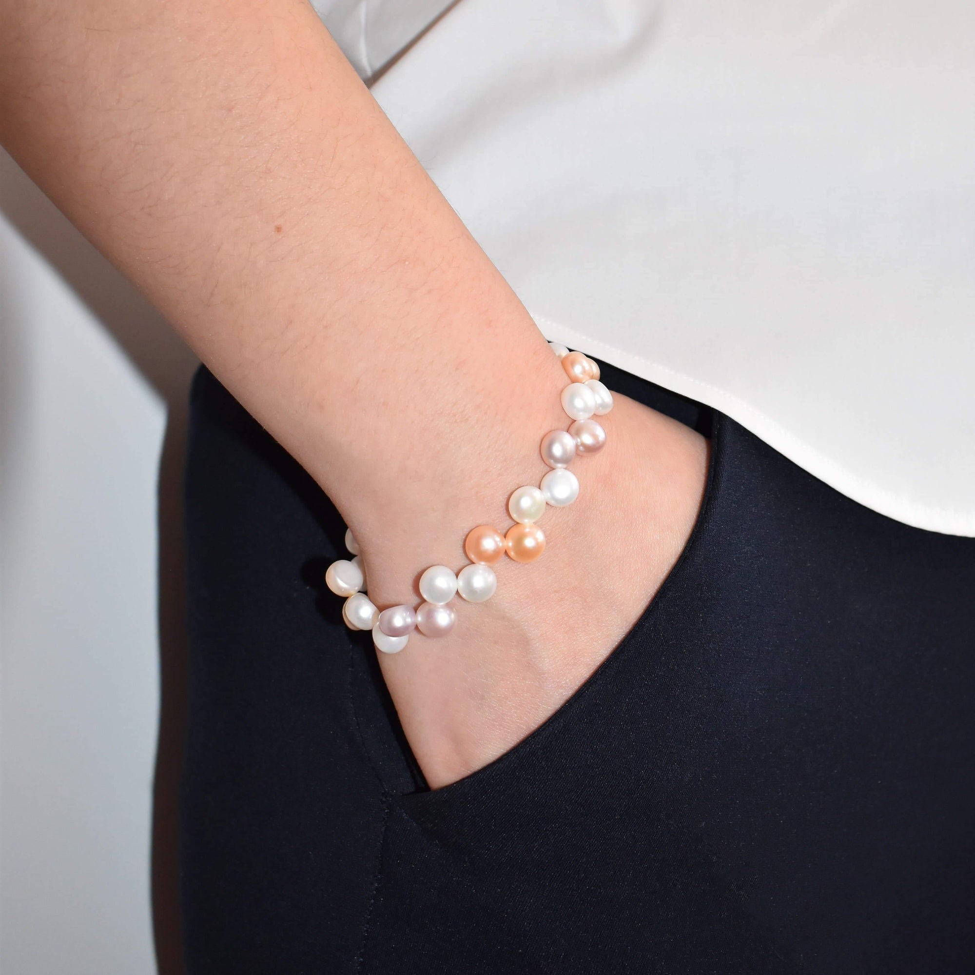 Freshwater Pearl Bracelet - Diane - Akuna Pearls