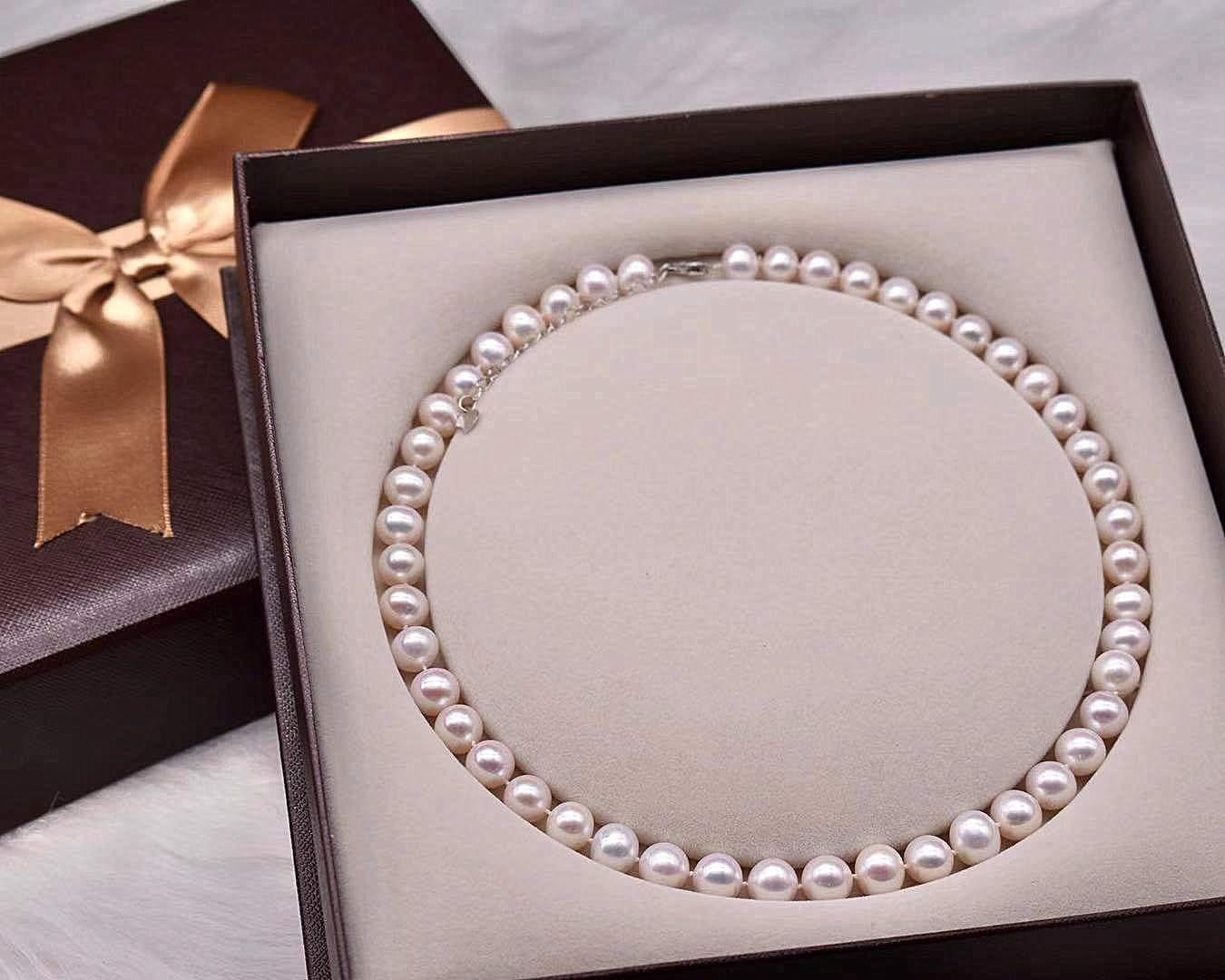 Classic Freshwater Pearl Necklace - Hathaway - Akuna Pearls