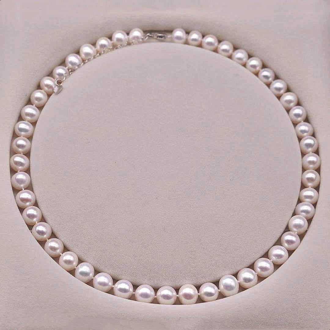 Classic Freshwater Pearl Necklace - Hathaway - Akuna Pearls