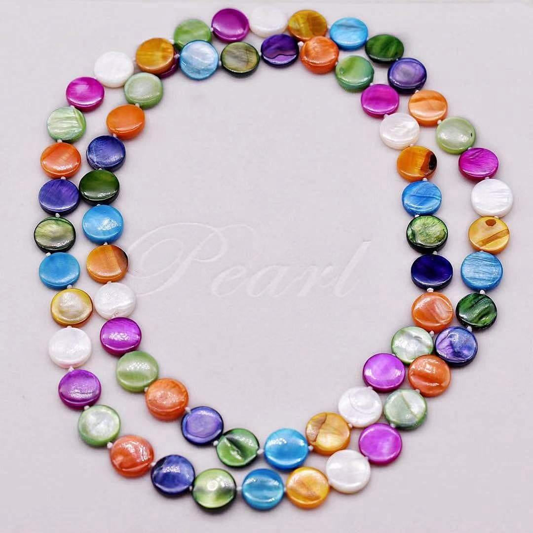 Mother of Pearls Necklace - Dot - Akuna Pearls