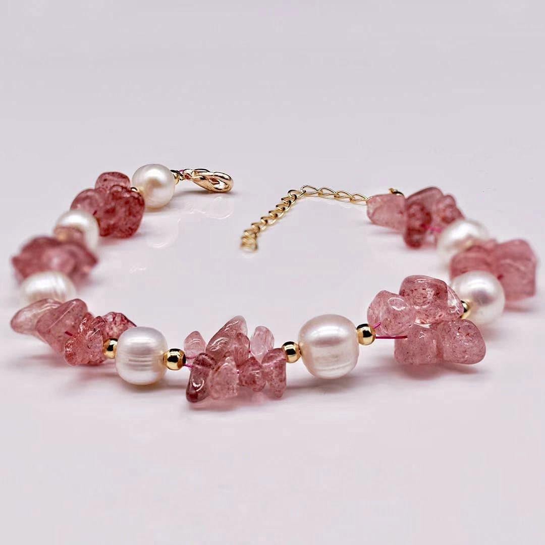 Freshwater Pearl & Gemstone Bracelet - Cristyn - Akuna Pearls