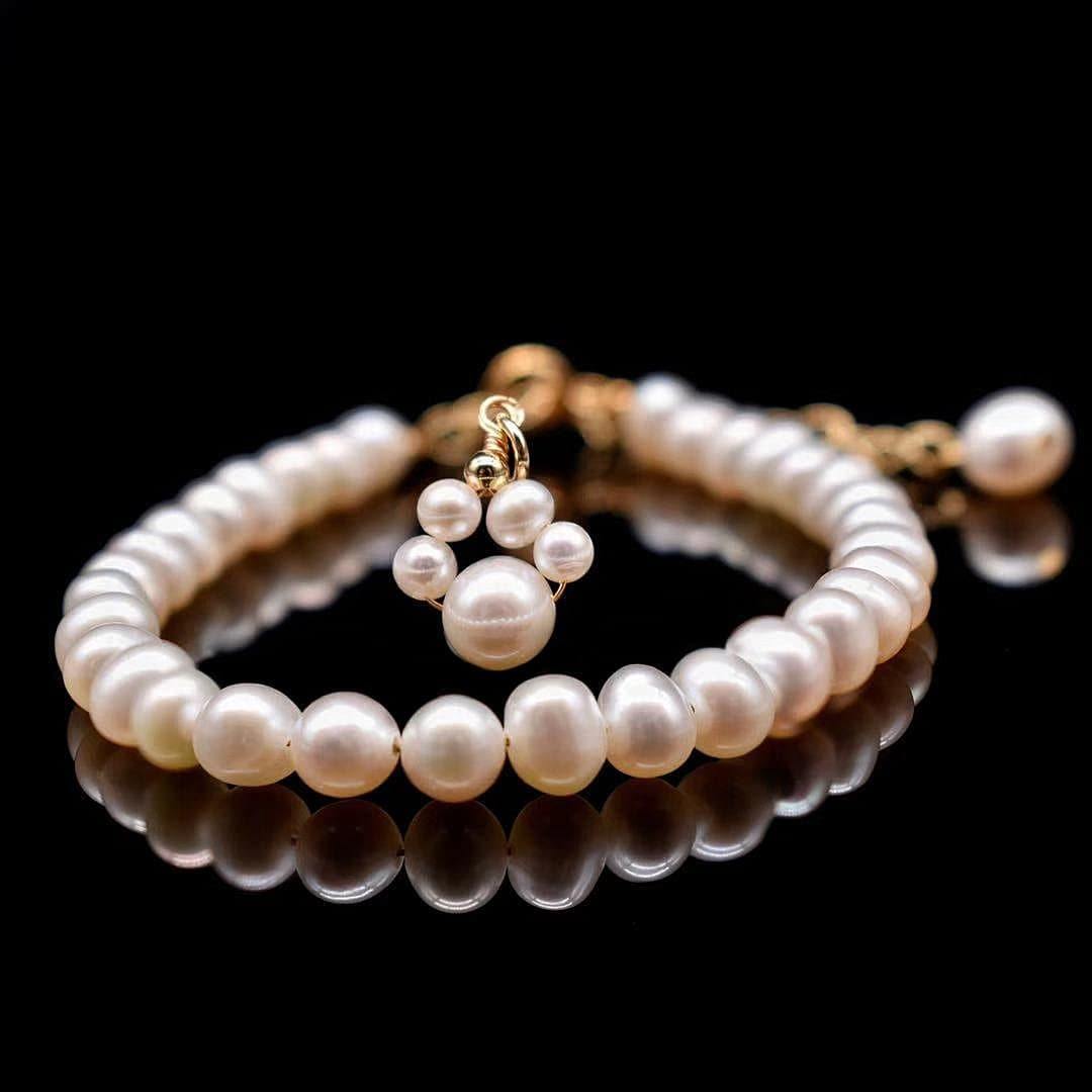 Freshwater Pearl Bracelet - Cat Paws - Akuna Pearls