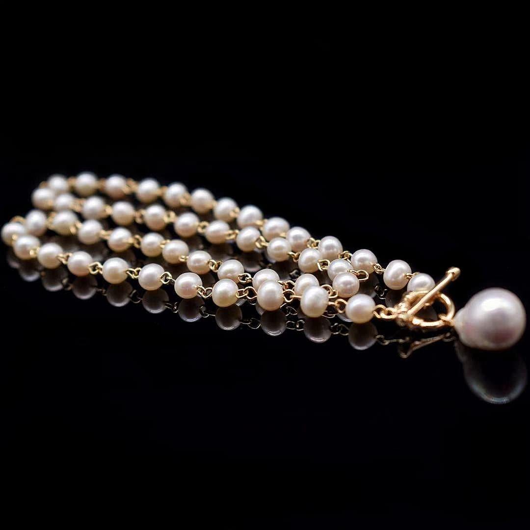 Freshwater Pearl Necklace - Laurentia - Akuna Pearls