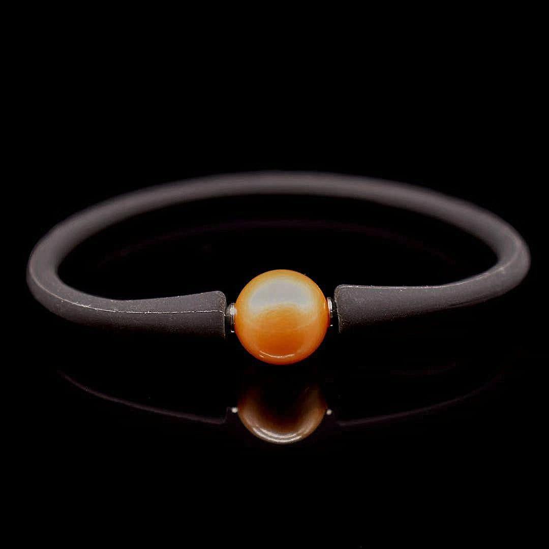 Freshwater Pearl Silicon Bracelet - Willa - Akuna Pearls