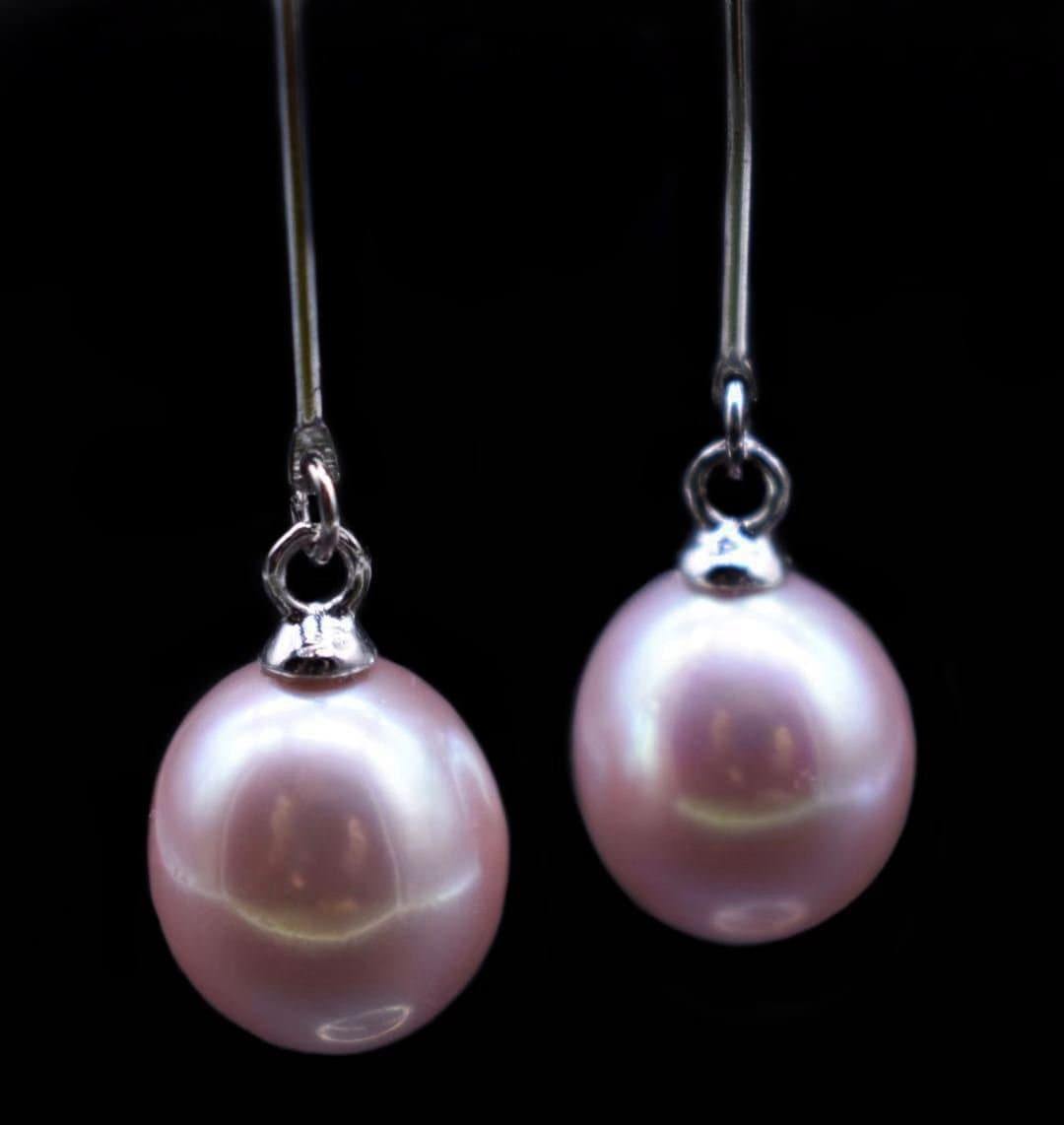 Freshwater Pearl Long Drop Earrings - Helen - Akuna Pearls