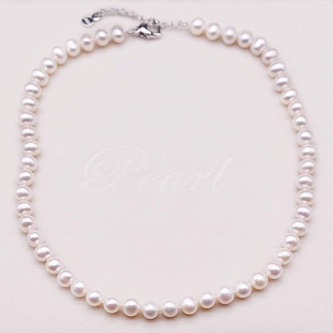 Classic Freshwater Pearl Necklace - Amoret - Akuna Pearls