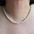 Classic Freshwater Pearl Necklace 6mm Rice - Akuna Pearls