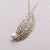 Freshwater Pearl Brooch - Feather - Akuna Pearls