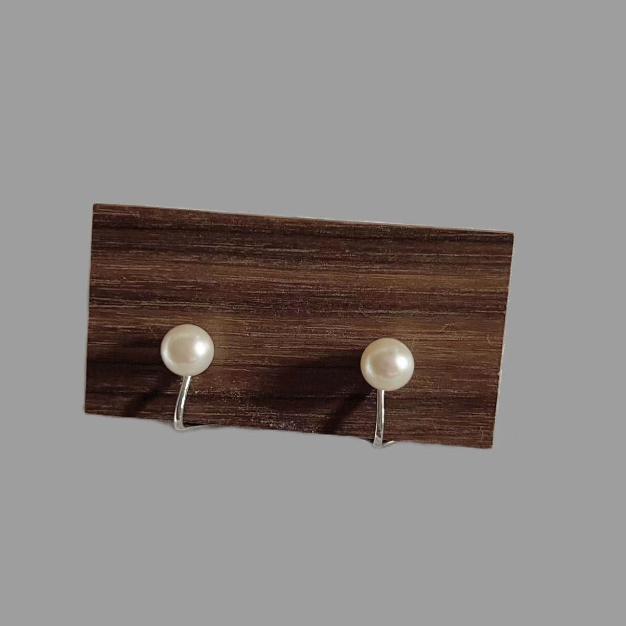 Freshwater Pearl Simple Clip-on Earrings - Akuna Pearls