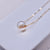 Freshwater Pearl Gold Chain Floating Necklace - Minimalism - Akuna Pearls