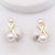 Freshwater Pearl Earrings - Balance Cross - Akuna Pearls