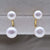 Freshwater Pearl Earrings - Dara - Akuna Pearls