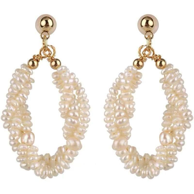 Freshwater Pearl Earrings - Pomponia - Akuna Pearls