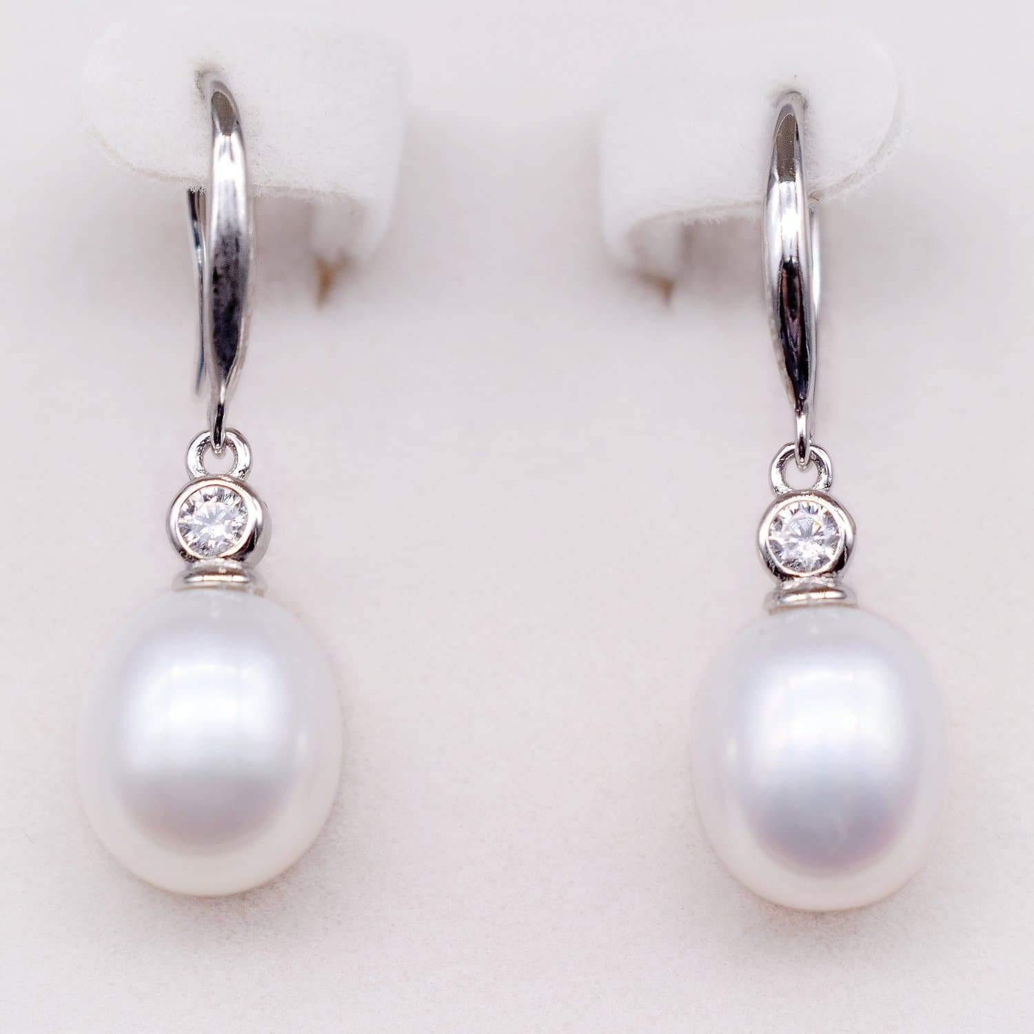 Freshwater Pearl Earrings - Tempest - Akuna Pearls