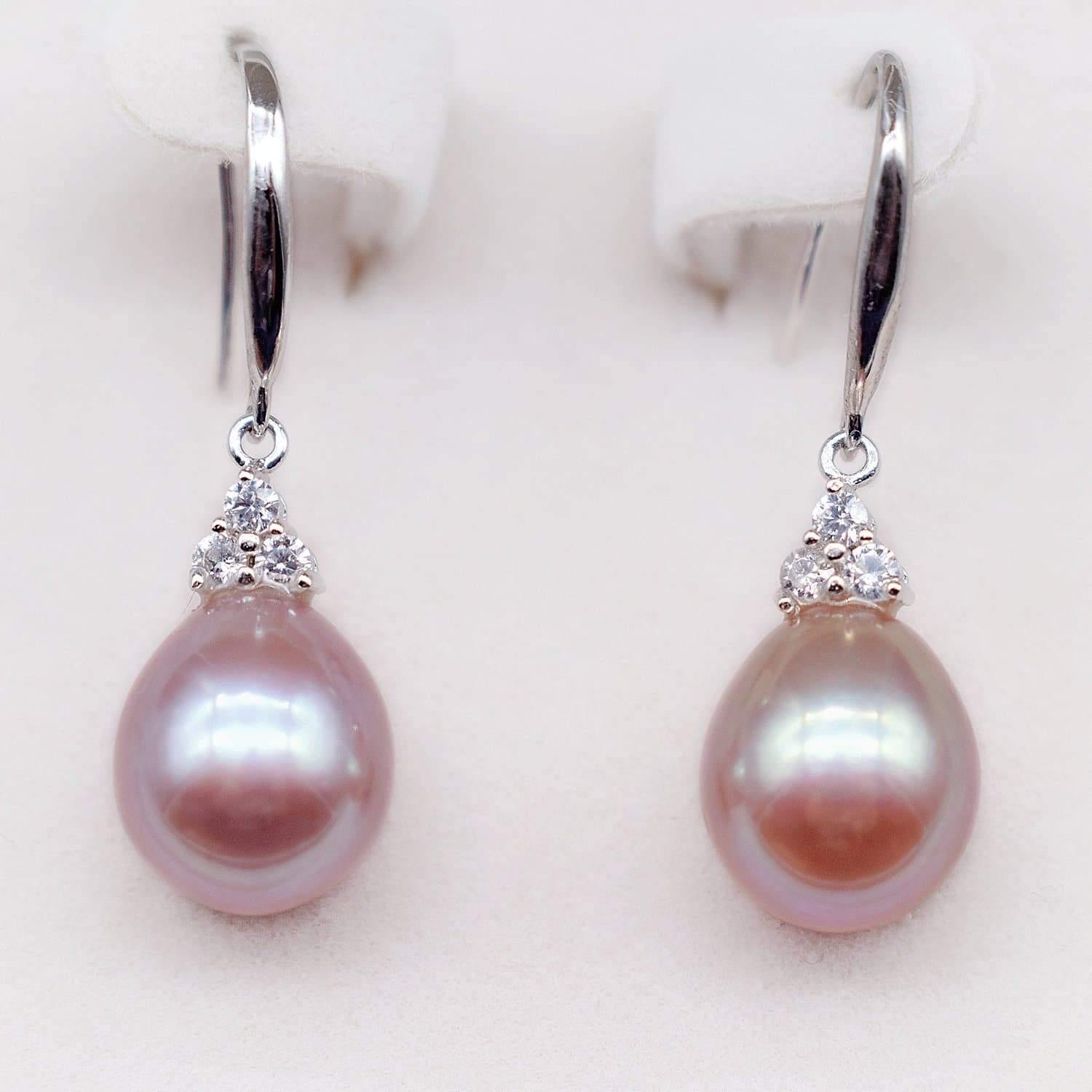 Freshwater Pearl Earrings - Trinity - Akuna Pearls