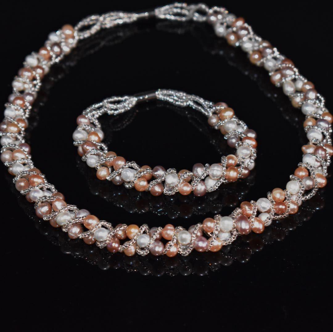 Freshwater Pearl Magnetic Set - Jose - Akuna Pearls