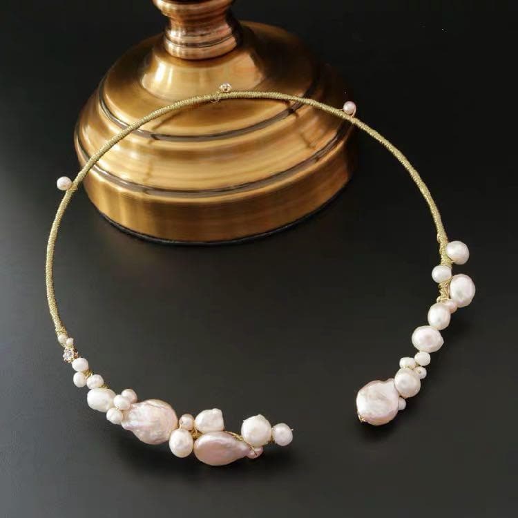 Freshwater Pearl Open Choker Necklace - Akuna Pearls