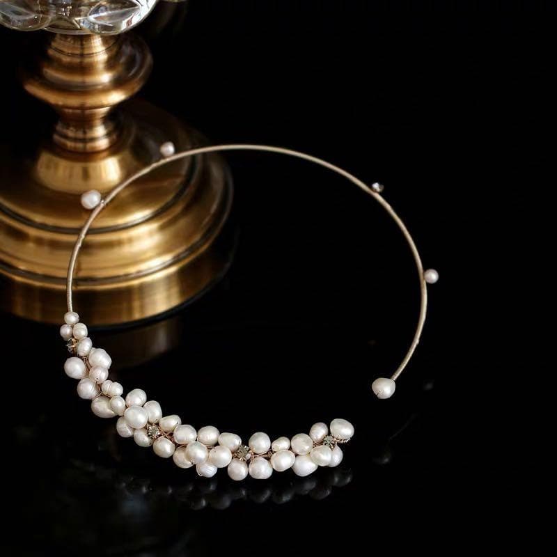 Freshwater Pearl Open Choker Necklace - Akuna Pearls