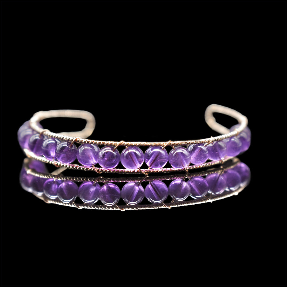 Gemstone Cuff Bangle - Sook - Akuna Pearls