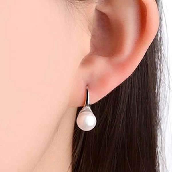 Freshwater Pearl Hook Earrings - High Heel - Akuna Pearls