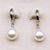 Freshwater Pearl Hoop Earrings - Lunete - Akuna Pearls