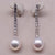 Freshwater Pearl Long Drop Earrings - Ingrid - Akuna Pearls