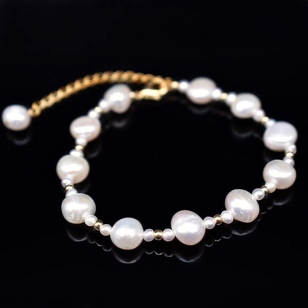 Baroque Pearl Bracelet - Jasmine - Akuna Pearls