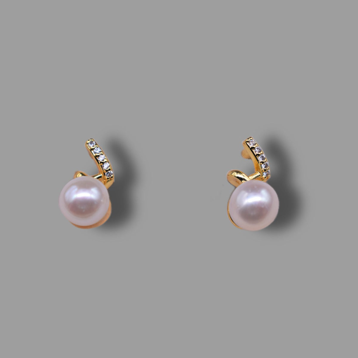 Freshwater Pearl Stud Earrings - Keelin - Akuna Pearls