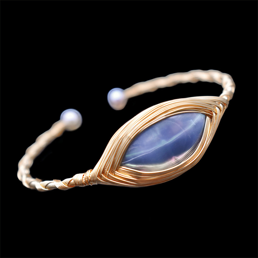 Mabe Pearl Bangle - Samantha - Akuna Pearls