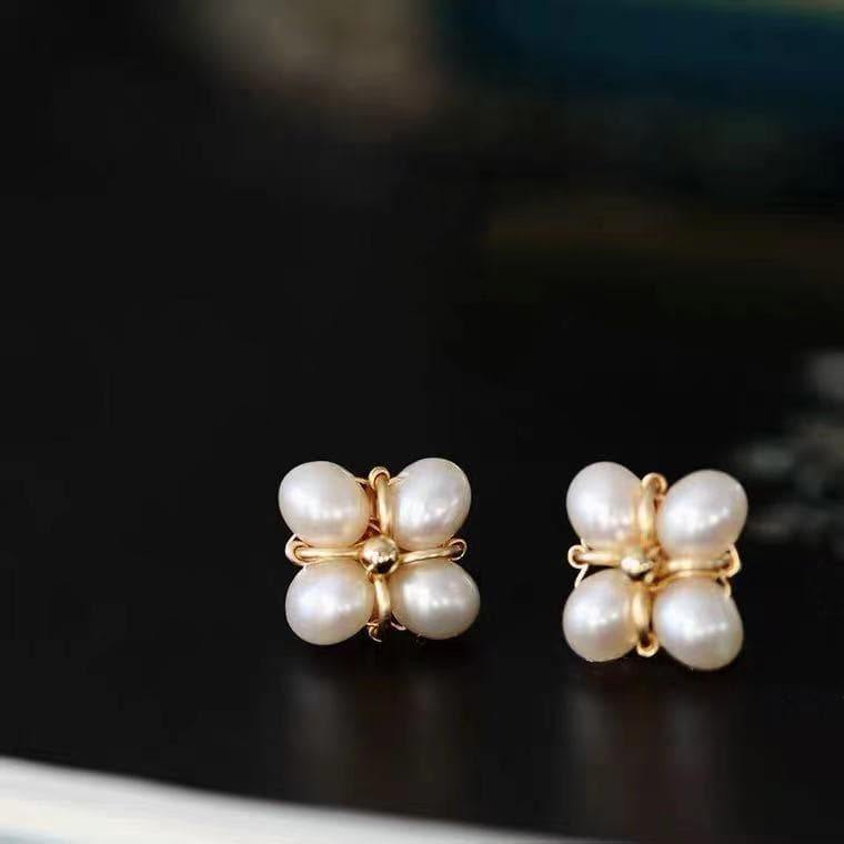 Freshwater Pearl Earrings - Nani - Akuna Pearls