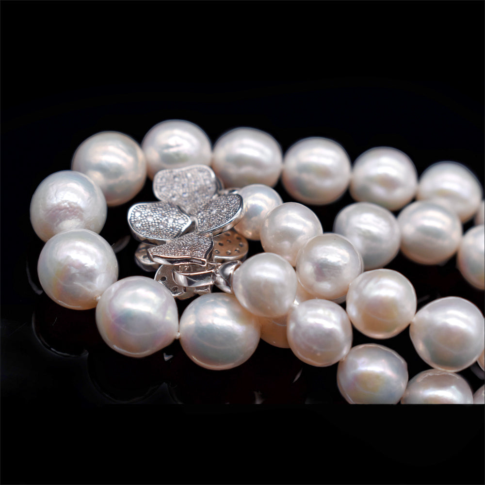 Classic Baroque Pearl Necklace - Victoria - Akuna Pearls