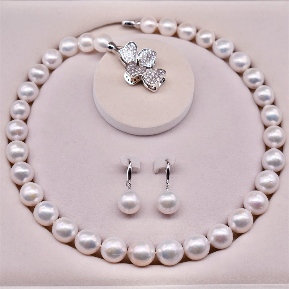 Classic Baroque Pearl Necklace - Victoria - Akuna Pearls