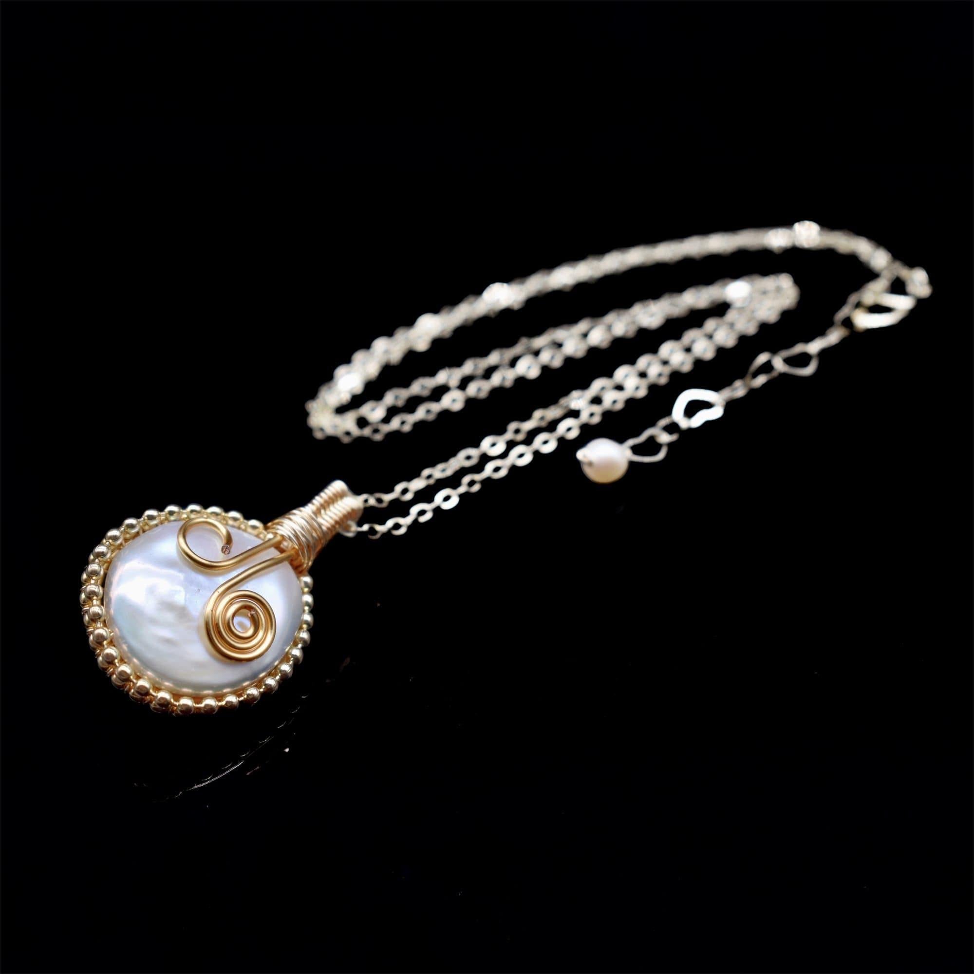 Baroque Pearl Necklace - Robin - Akuna Pearls