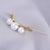 Faux Pearl Fashion Pin - Smile Design - Akuna Pearls