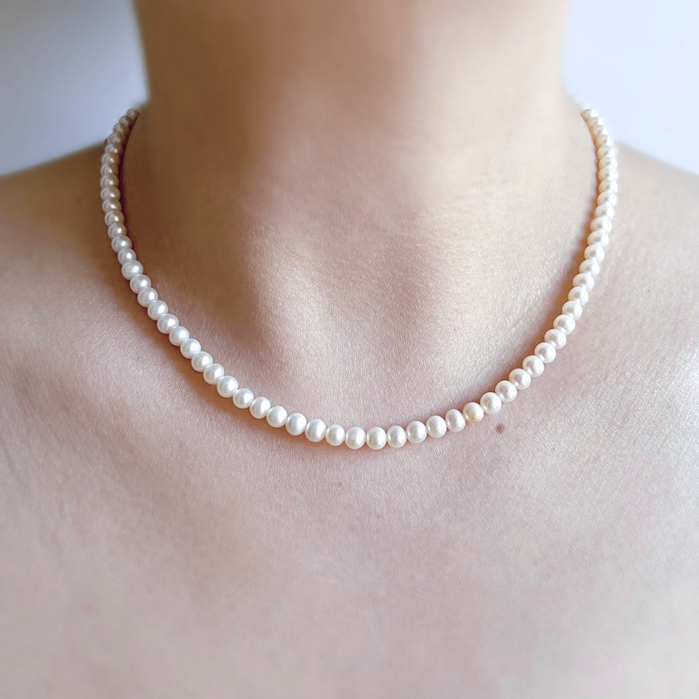 Classic Freshwater Pearl Necklace - Sophia - Akuna Pearls