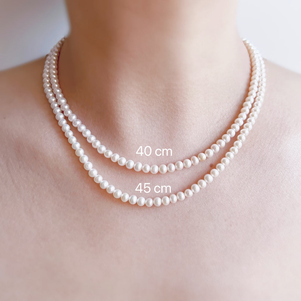 Classic Freshwater Pearl Necklace - Sophia - Akuna Pearls