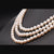 Classic Freshwater Pearl Triple-Strand Necklace - Elizabeth - Akuna Pearls