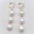 Baroque Pearl Hoop Earrings - Valentina - Akuna Pearls