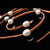 Kangaroo Leather Freshwater Pearl Long Necklace - Akuna Pearls